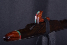 Mun Ebony Native American Flute, Minor, Mid A-4, #U13I